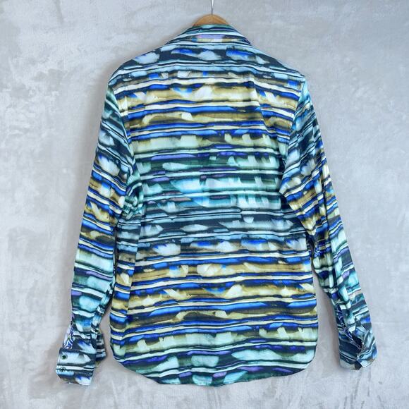 Robert Graham Classic Fit Hooligans Shirt Men's XL Flip Cuff Cotton Ltd Edition - Picture 7 of 12